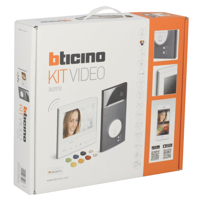Image for BTicino 363910 Flex'ONE Video-Set m.Tür- station LINEA3000Black+CLASSE300 X13E