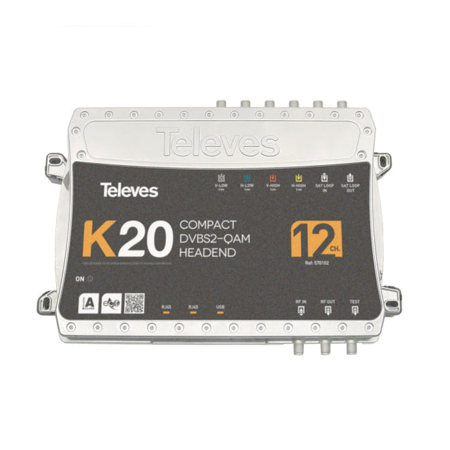 Image for Televes Kompaktkopfstelle         K20-12        12 Transponder,DVB-S2 in QAM