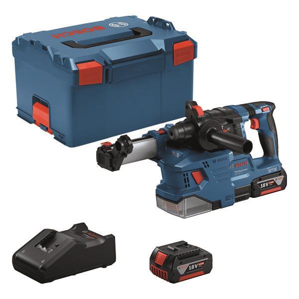 Image for Bosch Bohrhammer GBH 18V-22   0611924003 Set inkl. Staubabsaugung, 2xAkku 4.0Ah..