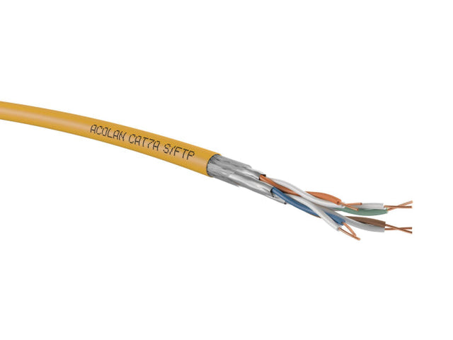 Image for ACOME ACOLAN 1500 SF-S Cat7 LSOH gelb    4x2xAWG22/1 S/FTP 4P FRNC 1000m Dca