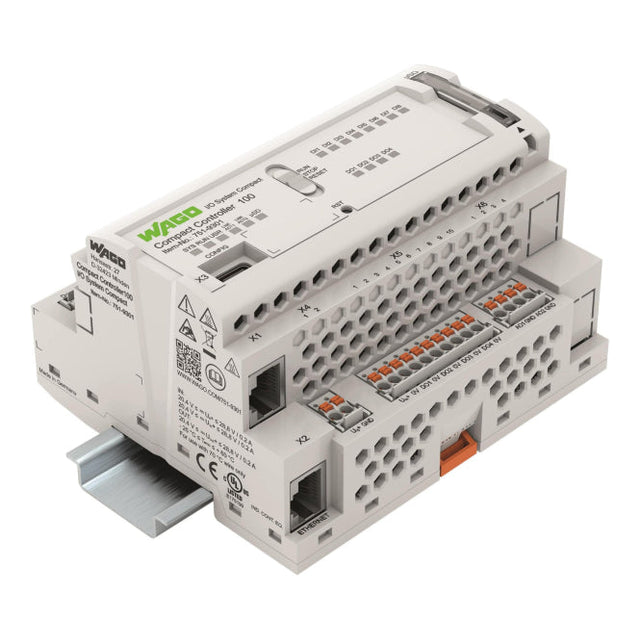 Image for WAGO 751-9301 Compact Controller 100,8DI 4DO 2AI 2AO 2NI1K/PT1K 1RS485,2xETHERNET