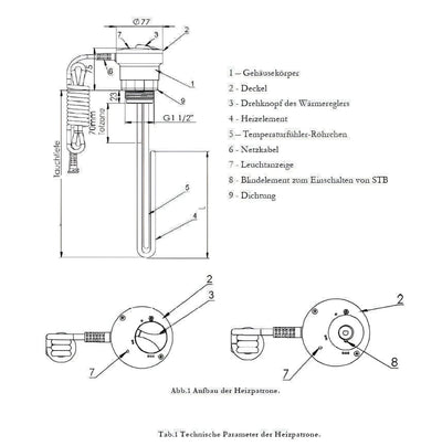 Image for Brauchwasserspeicher 180 L mit Heizstab 3 kW