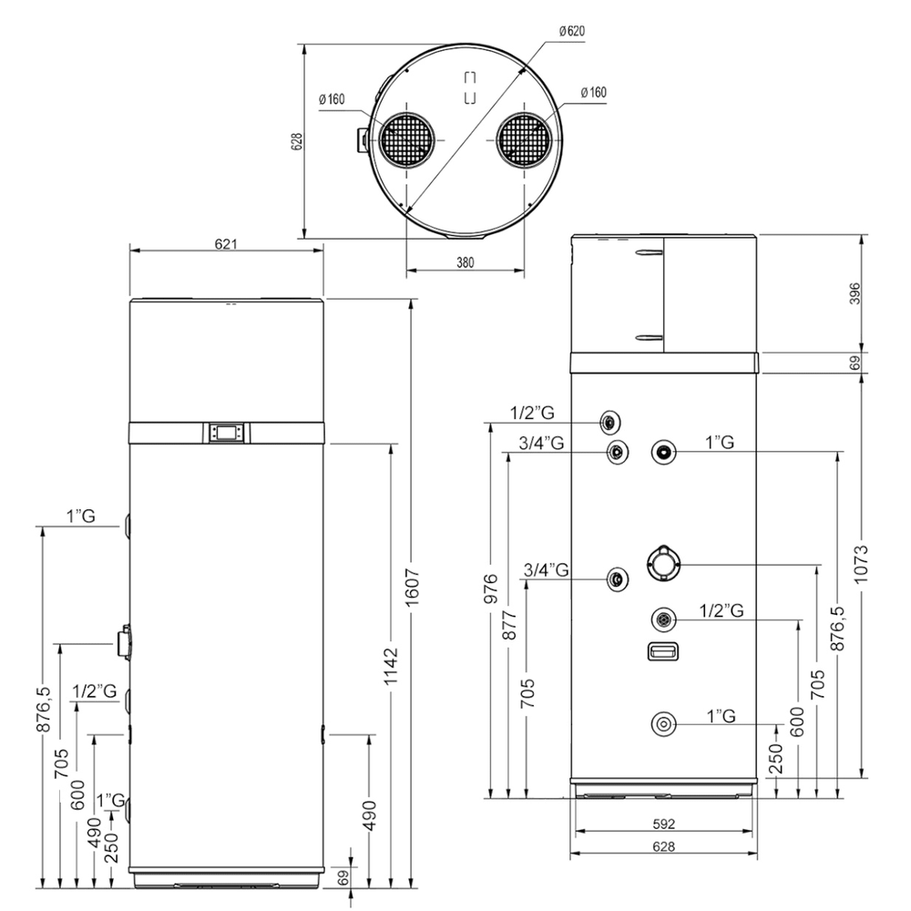 Image for Trinkwasser-Wärmepumpe Daikin Altherma M HW 200