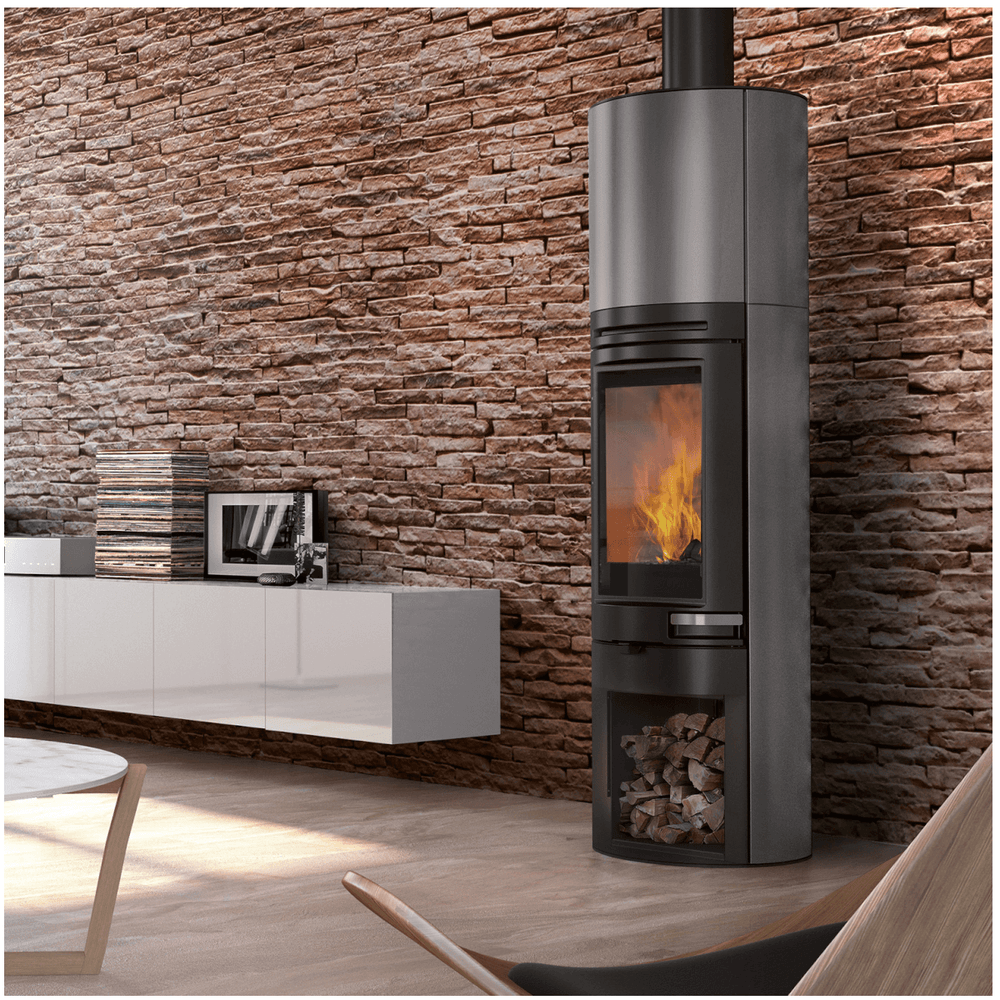 Image for Edilkamin Tally S Evo 9,1 kW Kaminofen mit integrierter Scheibenspülung 🔥