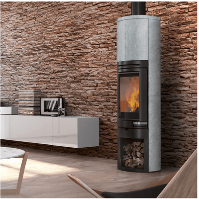 Image for Edilkamin Tally S Evo 9,1 kW Kaminofen mit integrierter Scheibenspülung 🔥