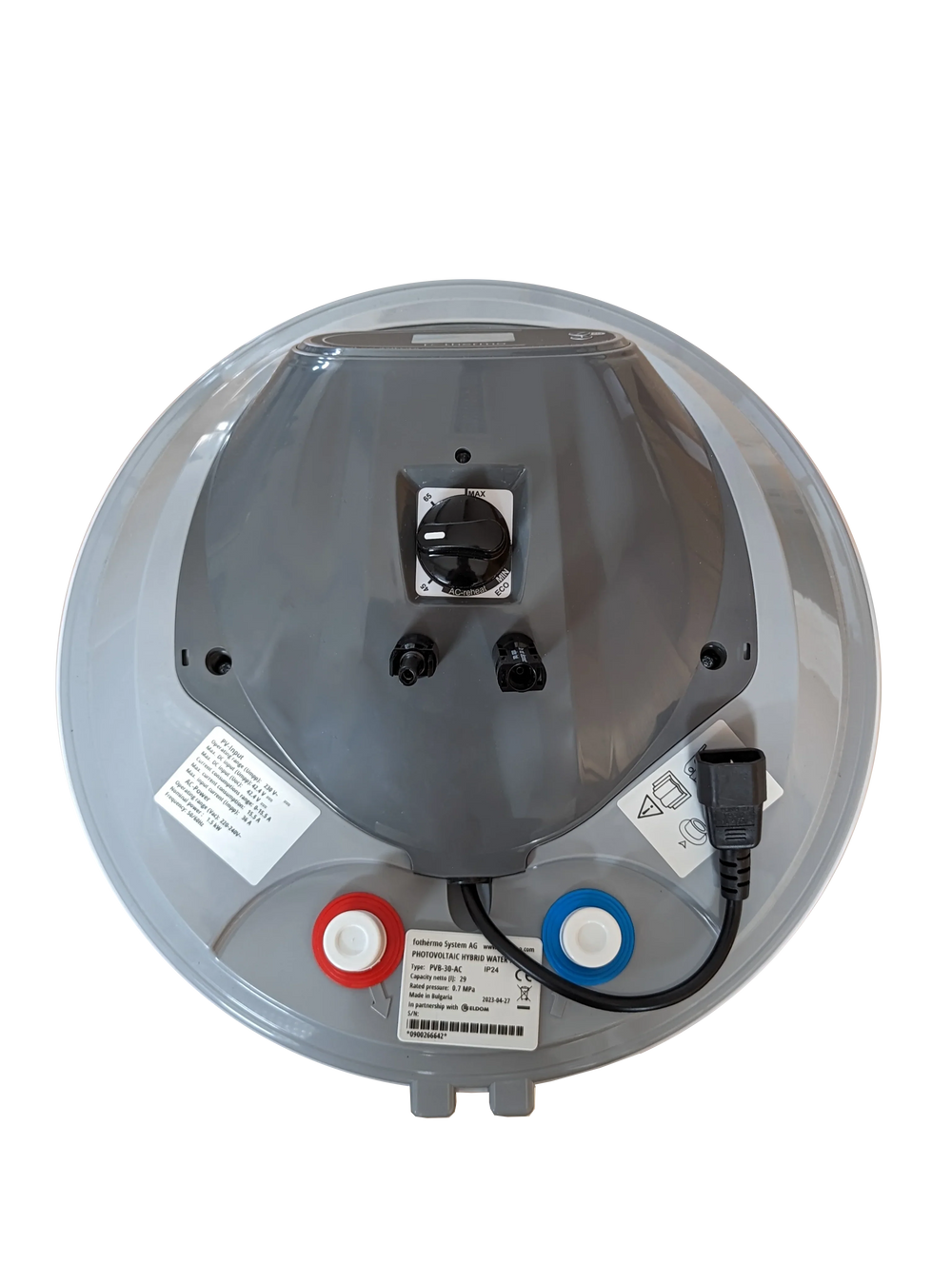 Image for Solar-Hybridboiler fothermo PVB-30-AC – 30 Liter, 550 W PV / 1.500 W AC