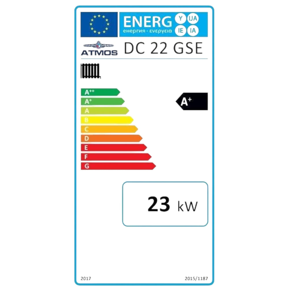 Image for Holzvergaserkessel ATMOS DC22GSE 23 kW mit ACD04, automatischer Zündung und Compact Baugruppe F8
