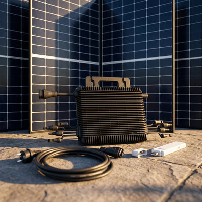 Image for Balkonkraftwerk 1,84 kWp mit 4 × Jolywood 460 Wp, Hoymiles HMS-1600-4T und DTU-WLite-S
