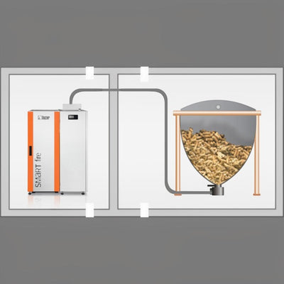 Image for Pelletkessel HKS Lazar SmartFire Compact 11 Automatic – 11 kW