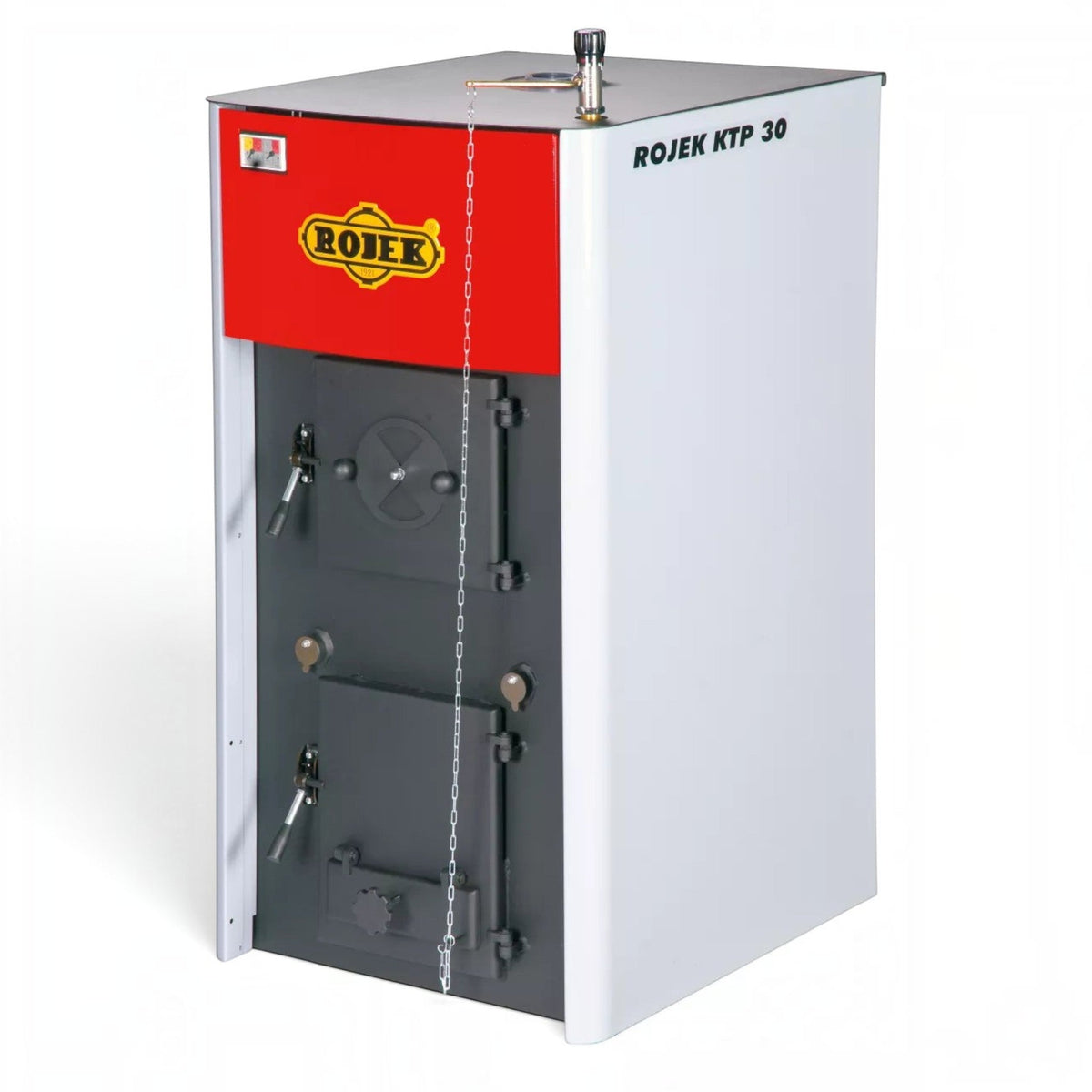 Image for Festbrennstoffkessel ROJEK KTP 30 – 30 kW für Scheitholz und Braunkohle