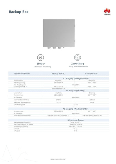 Image for HUAWEI Back Up Box B0 - für WR L1-Serie