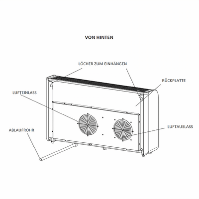 Image for Sinclair ASM-12BI Monoblock-Klimaanlage 3,5 kW mit Heizfunktion und WLAN