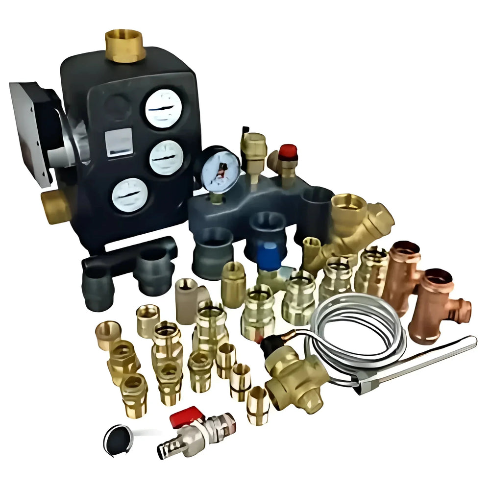 Image for Komplettpaket Attack SLX Lambda Touch 35 kW plus Pufferspeicher mit Wärmetauscher
