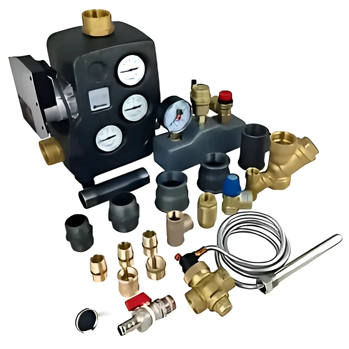 Image for Komplettpaket Attack SLX Lambda Touch 35 kW plus Pufferspeicher mit Wärmetauscher