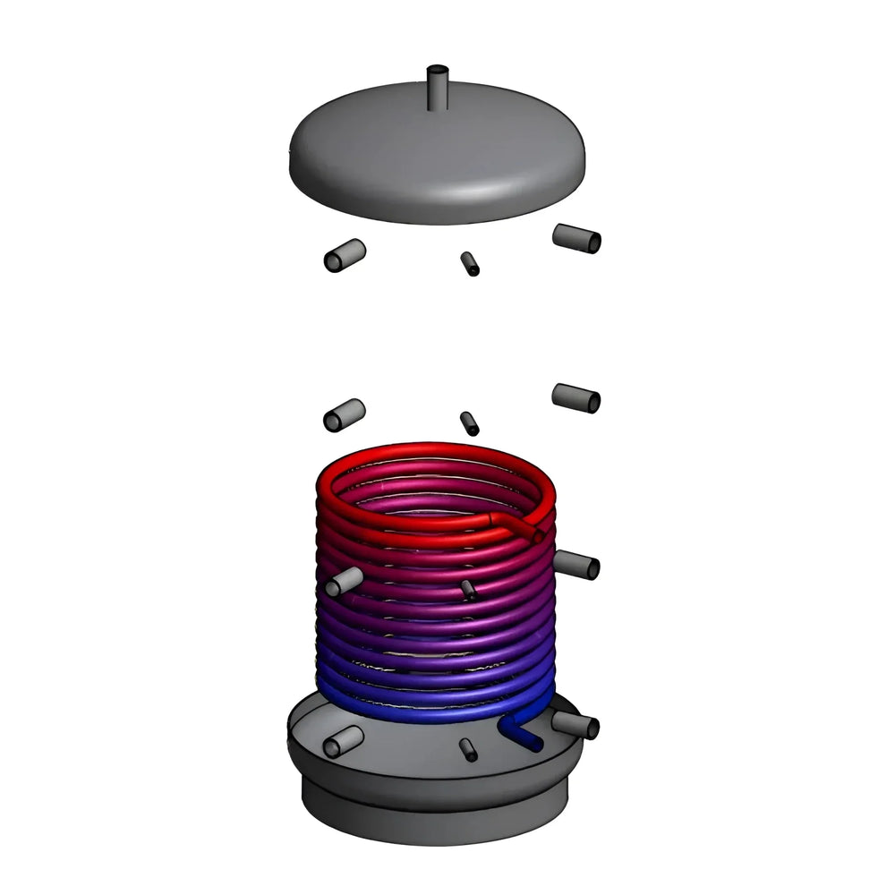 Image for Komplettpaket Attack SLX Lambda Touch 35 kW plus Pufferspeicher mit Wärmetauscher