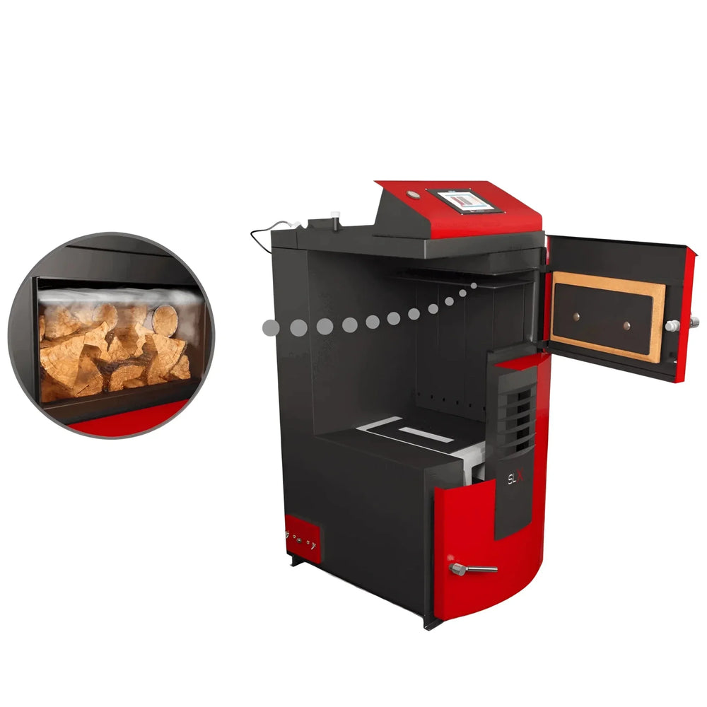 Image for Komplettpaket Attack SLX Lambda Touch 35 kW plus Pufferspeicher mit Wärmetauscher