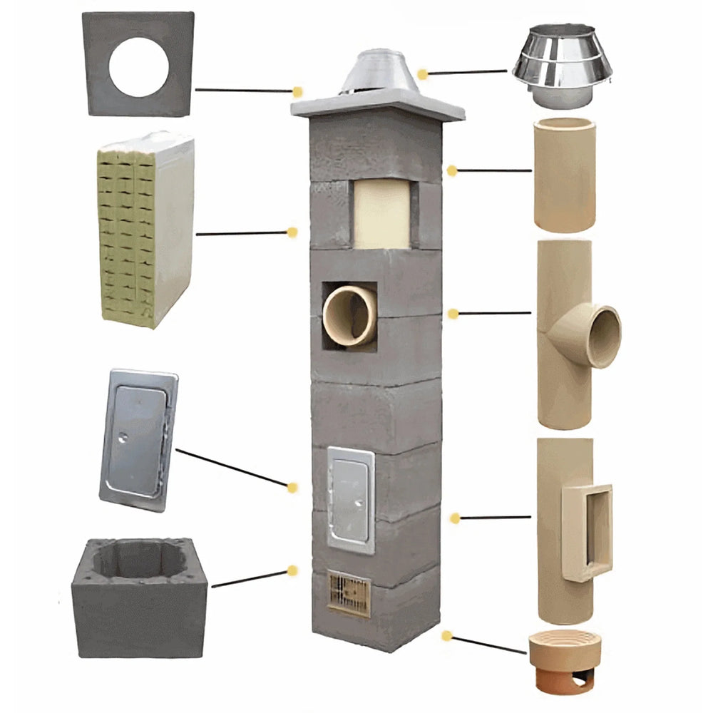 Image for Niko Schornstein DN160 massiv