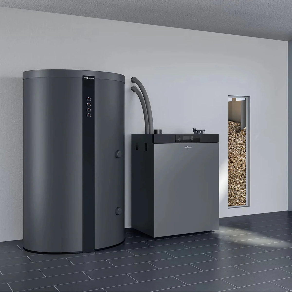 Image for Pelletkessel Viessmann Vitoligno 300-C – 12 kW