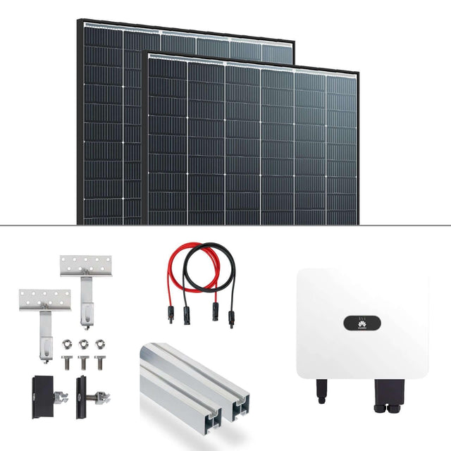 Image for PV Komplettpaket Huawei 15KW Schrägdachmontage Trina 435 Vertex S