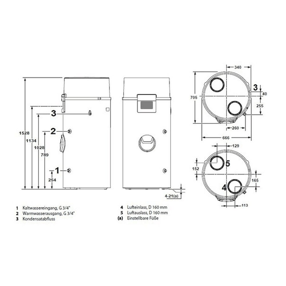 Image for Trinkwasser-Wärmepumpe Remeha Azorra Ace 250 H