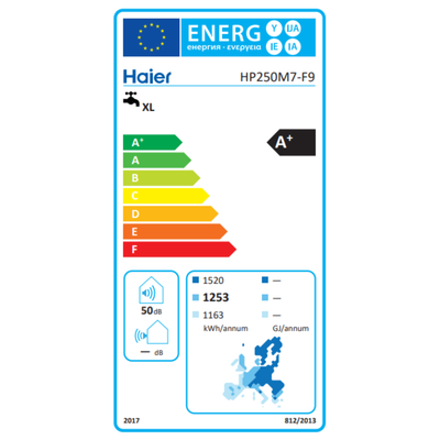 Image for Haier Brauchwasserwärmepumpe, HP250M7-F9, R290 250 Liter ohne Wärmetauscher