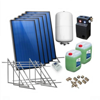 Image for Solarpaket Flachkollektoren AMX2.85 14,35 m² für Flachdach