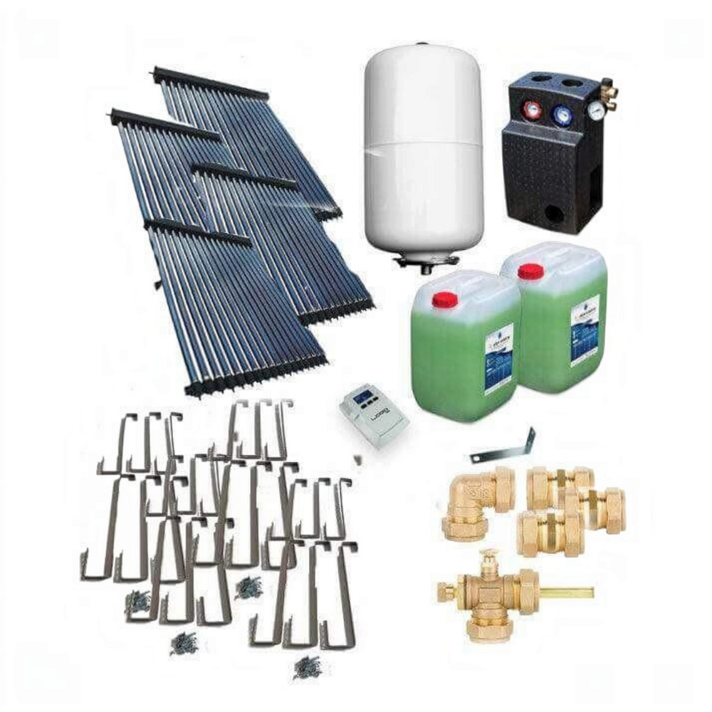 Image for Solarpaket Röhrenkollektor HP22 Schrägdach 14,44 m²
