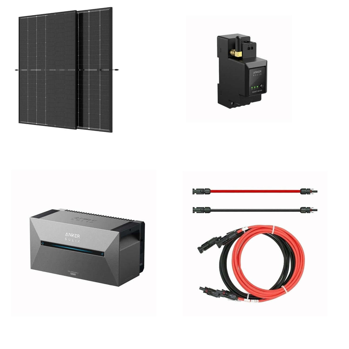 Image for Trina Vertex Balkonkraftwerk 860Wp mit 1,6kWh Speicher Komplettset