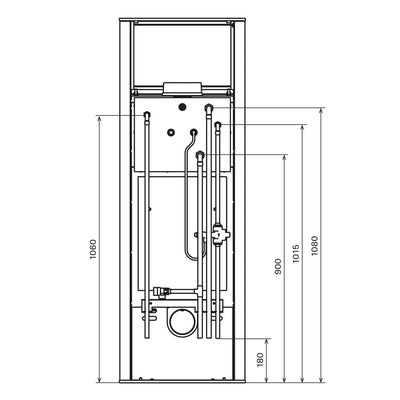 Image for Wasserführender Kaminofen Schmitzker Aqua 7 kW